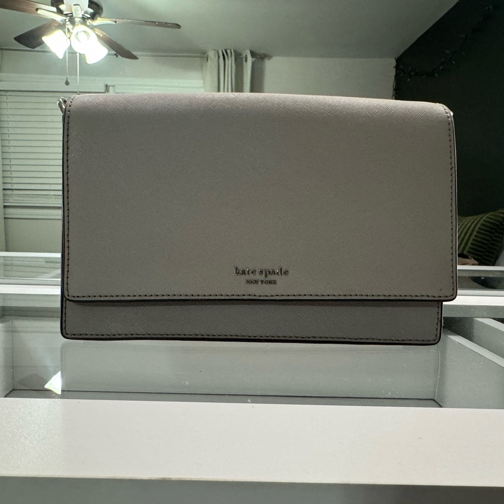 Kate Spade Gray Messenger Bag